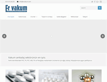 Tablet Screenshot of ervakum.com